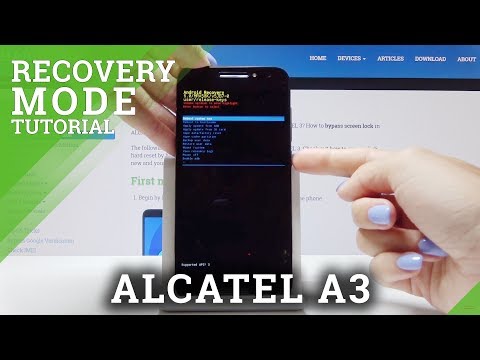 ALCATEL A3 RECOVERY MODE