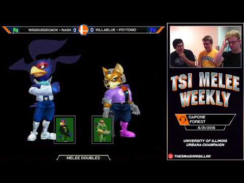 [TSI Weekly] WiggyJiggyJack + Nash (Green) vs Killablue + Psytomo (Blue) SSBM Doubles