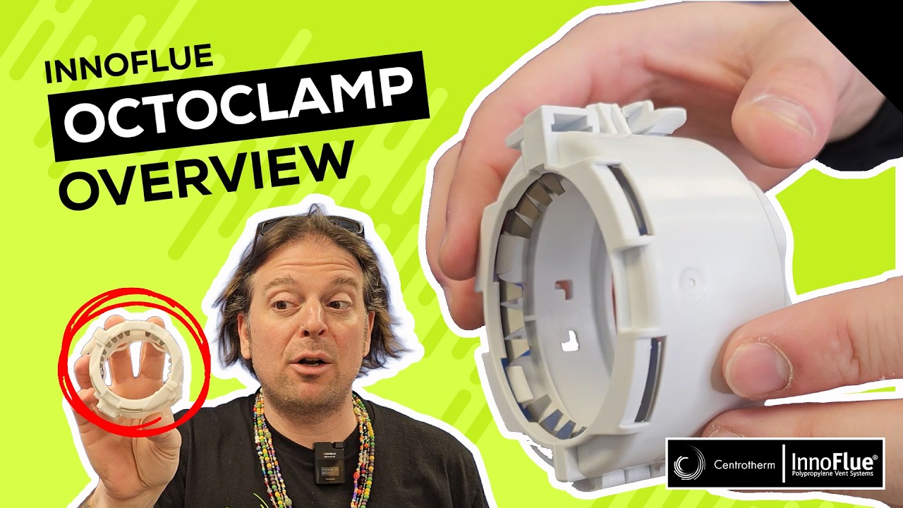 Centrotherm - OctoClamp: Integrated Support Clamp + Fitting Connection