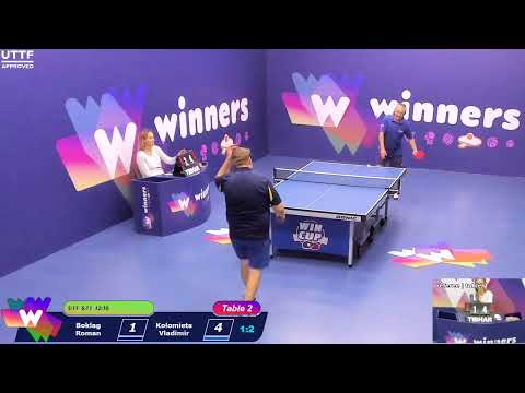 WINners CUP table 2  04.09 Boklag Roman - Kolomiets Vladimir 20:00