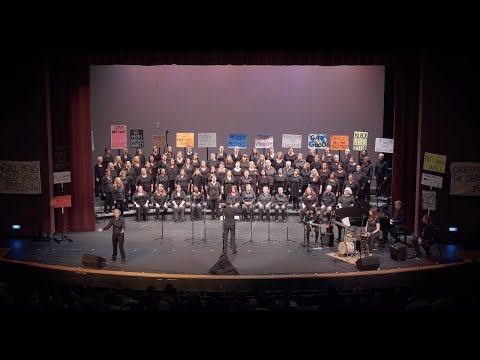 San Diego Women's Chorus singing Signs by Ruth Huber