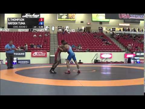 66 kg CR1 - Santonio Thompson (Army WCAP) vs Hayden Tuma (Suples WC)
