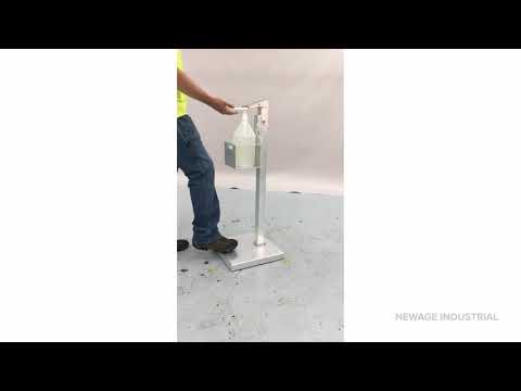 New Age 53200 Hands Free Sanitation Stand, 16"W X 16"D X 41-1/2"H 3 image