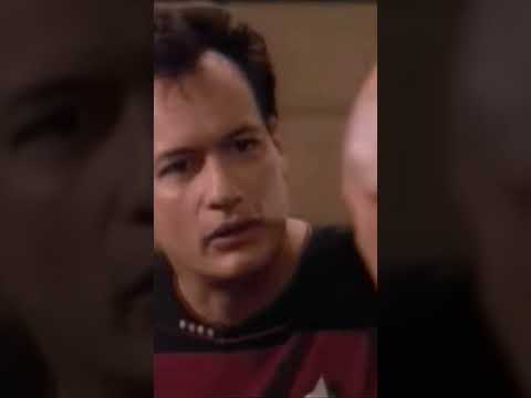 Q is impressed by Picard Star Trek TNG