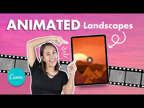 How to create ANIMATED DIGITAL PAINTINGS in Canva