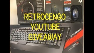 Retrocengo GIVEAWAY video Steelseries keyboard/mouse/headset