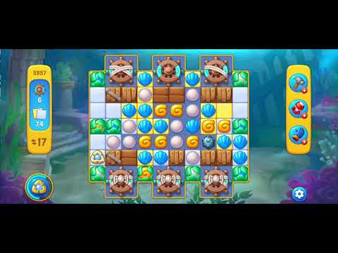 Fishdom 🐟 Help the fish 🐟 SUPER HARD LEVEL 5956 🥵 Fishdom Ads Mini Games #fishdom #fishdomgame