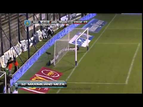 Gol de Maximiliano Meza Gimnasia 2-0 Arsenal