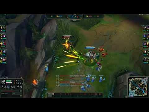 Rengar vs Urgot Top - Bush Outplay
