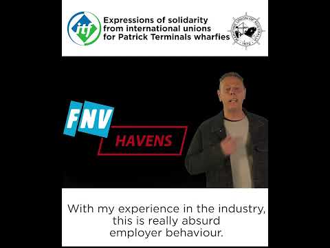 Niek Stam FNV Havens Solidarity MUA