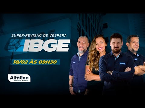 Revisão de Véspera IBGE - AlfaCon