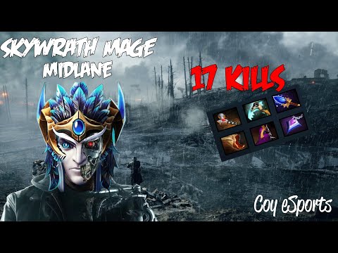 Dota 2 | Skywrath Mage Mid (17K/6D/13A) | Full Game (v7.25b)
