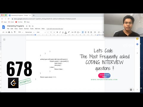 Leetcode 678. Valid Parenthesis String - Ep3