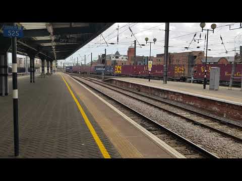 66109 Passing with 489X Intermodal Mossend Euroterminal to Tees Yard