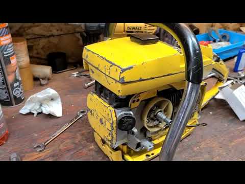 Oregon ignition chip install on Buckin's Ported McCulloch!! Now lets see how this thing rips!!
