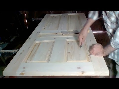 كيفية صنع باب خشبي كليا