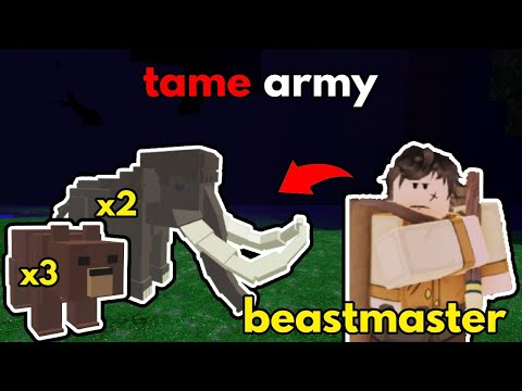 Taming STRONGEST ANIMAL ARMY as BEASTMASTER in 99 Nights