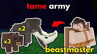 Download lagu Taming STRONGEST ANIMAL ARMY as BEASTMASTER in 99 Nights mp3