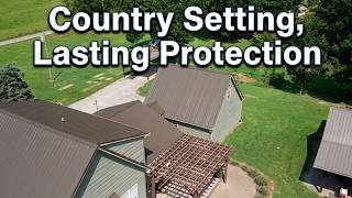 Country Setting, Lasting Protection with Metal Roofing