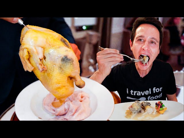 Travel vlog - $325 Whole Chicken in Bladder Balloon!! (Lyon, France) 🇫🇷