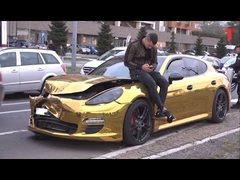 Miroljub Petrovic i Kelja "Nerad tips" komentarisu slupani zlatni Porse -"Jel ti to devojka kupila?"