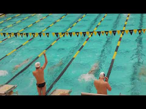 10/20/17 Towson Swimming vs Navy and Hopkins 100 Back
