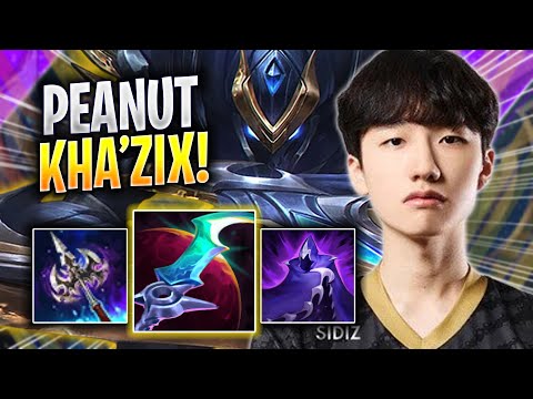 PEANUT DOMINATING WITH KHA'ZIX! - GEN Peanut Plays Kha'zix JUNGLE vs Evelynn! | Bootcamp 2023