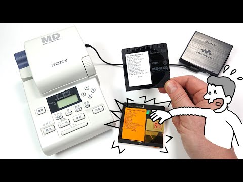 The Minidisc Label Printer