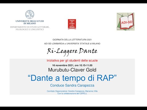 Murubutu-Claver Gold. Dante a tempo di RAP