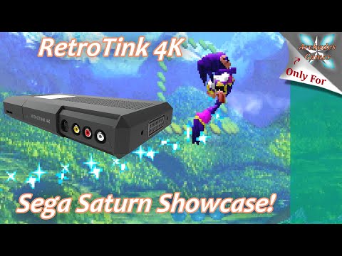 RetroTink 4K Sega Saturn Games Showcase - Still A Great System To Play!