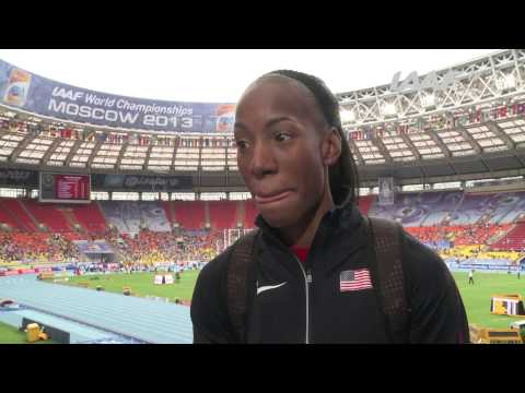 Moscow 2013 - Brigetta BARRETT USA - High Jump Women - Group B
