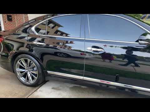 Lexus LS 460 on LS 500 F Sport wheels