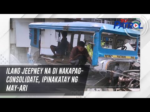 Ilang jeepney na di nakapag-consolidate, ipinakatay ng may-ari