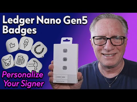 Ledger Nano G5 Badges by Mac Icon Legend Susan Kare — Personalize Your Signer!