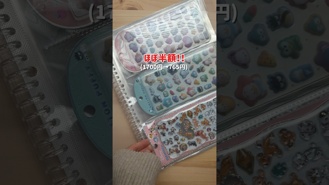 シール収納これ高いと思ってた人へ｜半額レベル見つけた