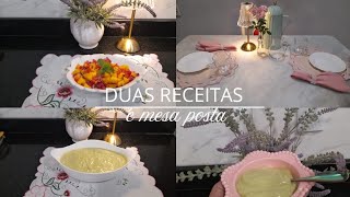 FIZ DUAS RECEITAS DELICIOSA/MUSE DE ABACATE 🥑SALADA DE MANGA 🥭 