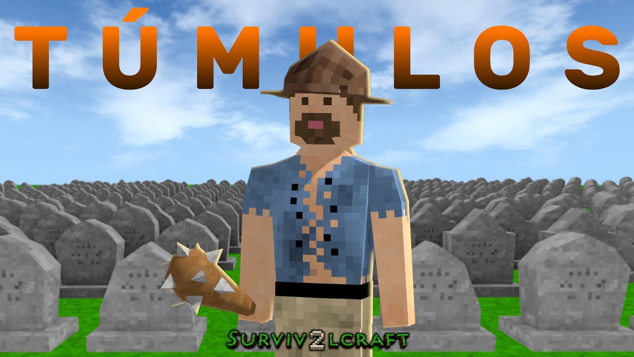 Sobrevivi em um mundo só de túmulos no Survivalcraft 2