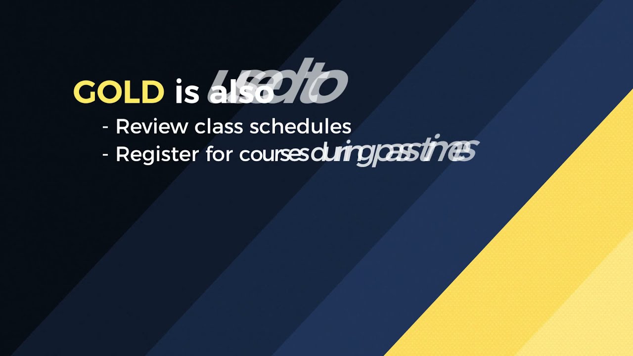 GOLD 101: Overview