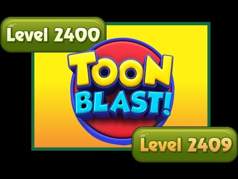 Toon Blast game play - Levels 2401 - 2409