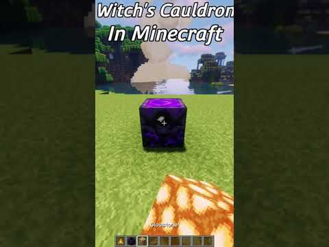 Witch's Cauldron In Minecraft! | #Shorts
