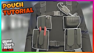 Easy How To Get Black Pouches On Your Outfit Without Vest (GTA Online)