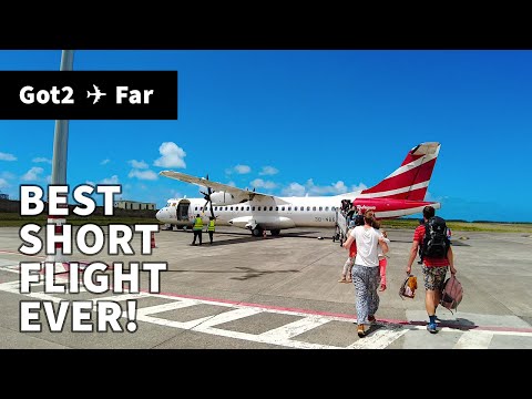 Air Mauritius: Rodrigues (RRG) ✈ Mauritius (MRU) (ATR 72) Economy Class Flight Report 4K