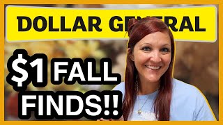 🍂 Dollar General FALL Haul | $1 Must-Have Finds!!