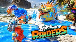 Splatoon Raiders - Combate contra Salmonids e Exploração! (Nintendo Switch 2)[4K]