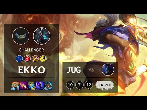 Ekko Jungle vs Rek'Sai - EUW Challenger Patch 12.2