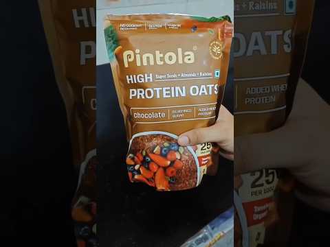 Pintola High Protein Oats making  | Pintola oats | #pintolapeanutbutter #pintola #fitness #gymdiet