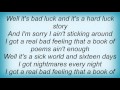 15891 Old 97's - Book Of Poems Lyrics
