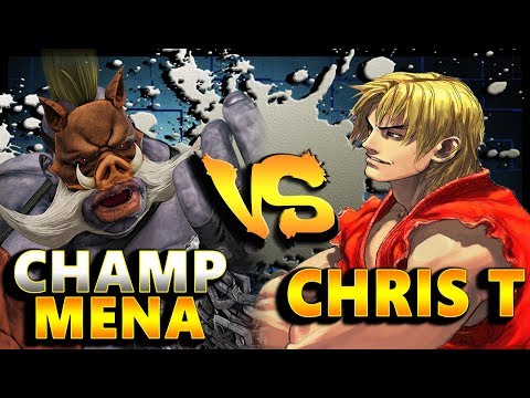 SFV - Capcom Cup Champ MenaRD ( Birdie ) Vs Chris T ( Ken )| FT3 - Great Set - SF5