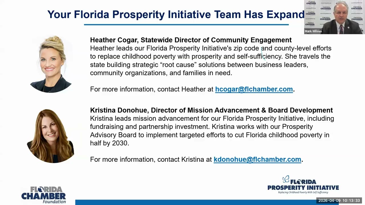 Behind the Numbers: State of Childhood Poverty in Florida Webinar