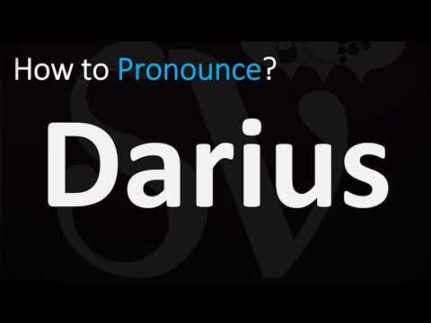 How to Pronounce Darius? (CORRECTLY)